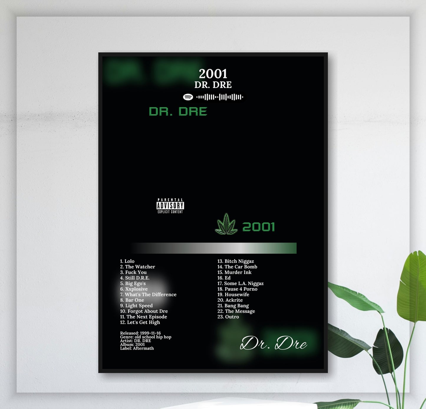 2001 - Wall Mockup