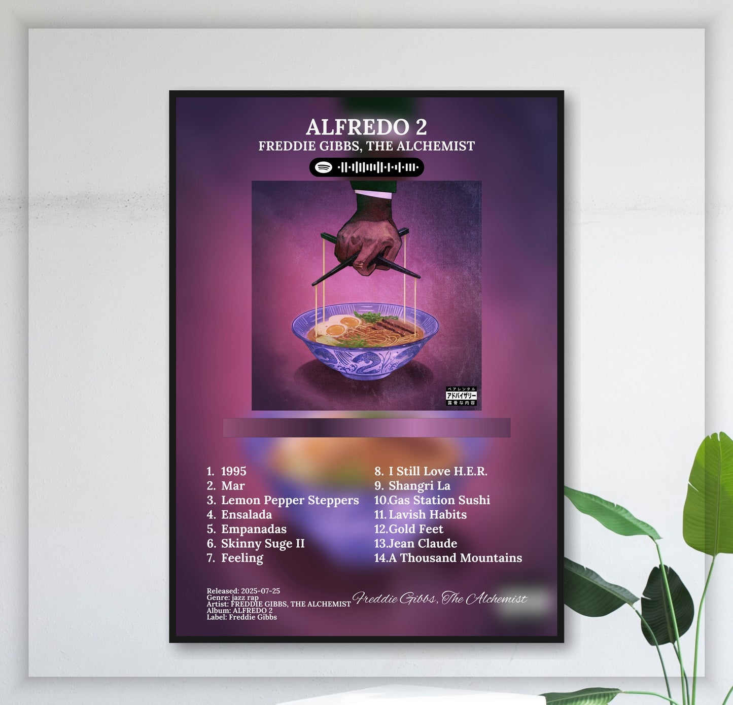 Alfredo 2 - Wall Mockup