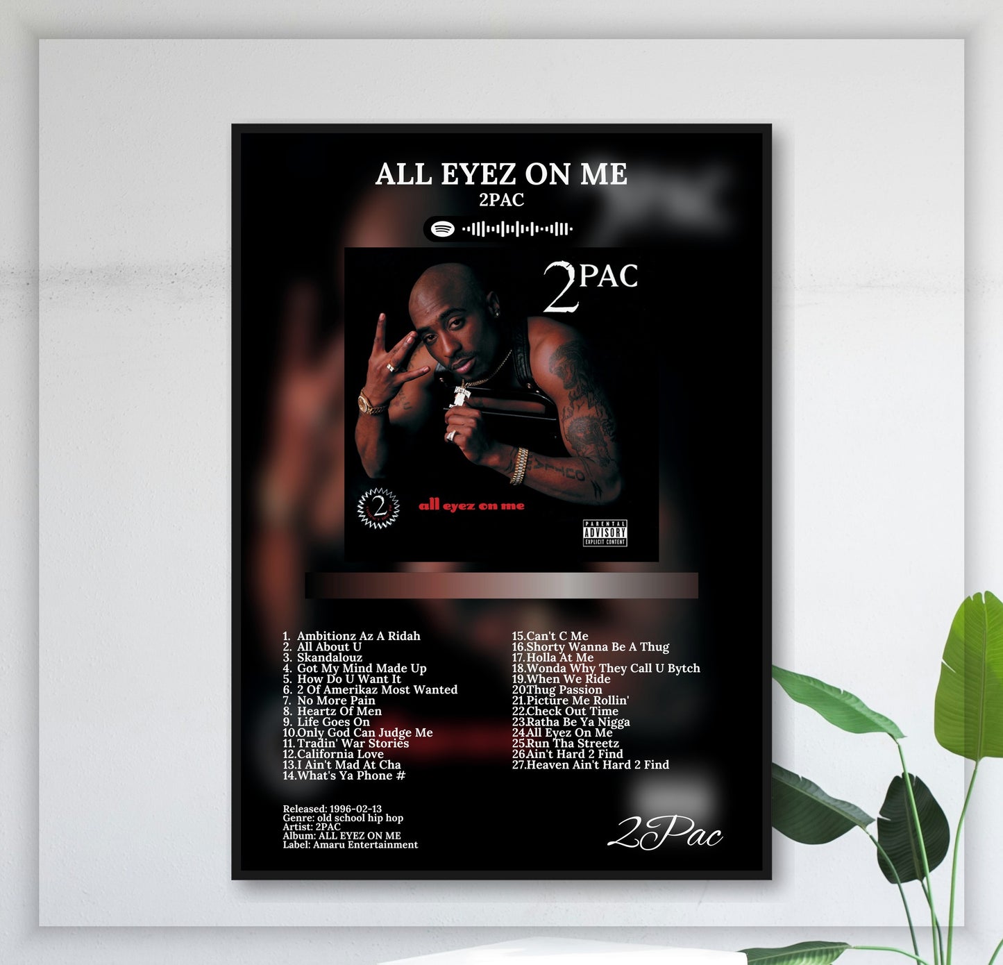 All Eyez On Me - Wall Mockup