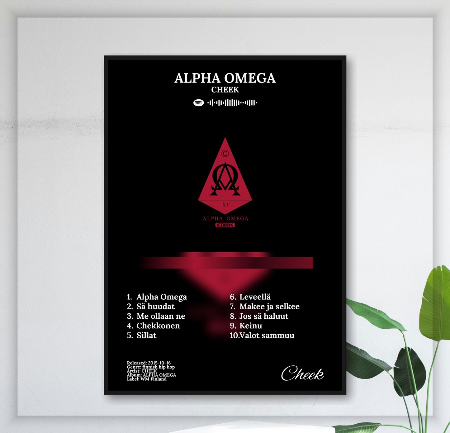 Alpha Omega - Wall Mockup