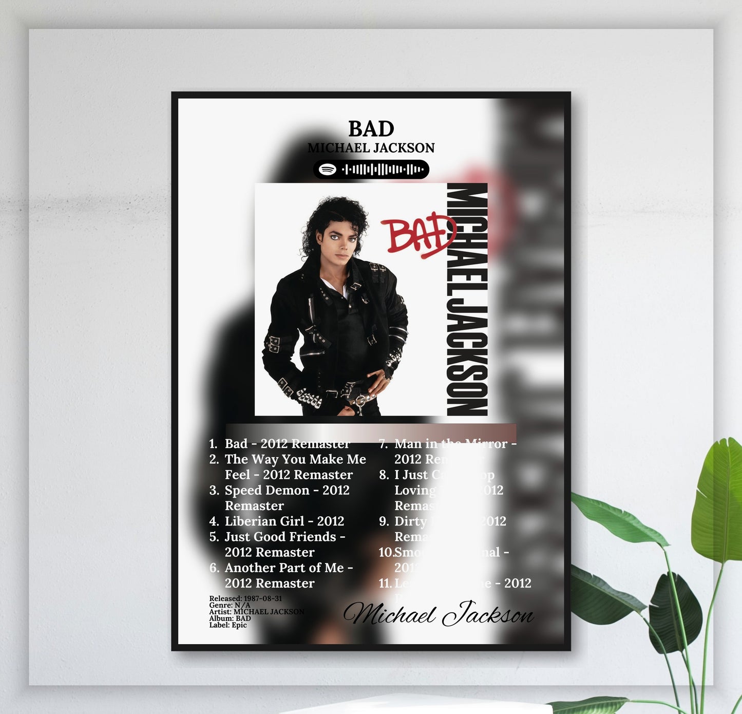 Bad - Wall Mockup