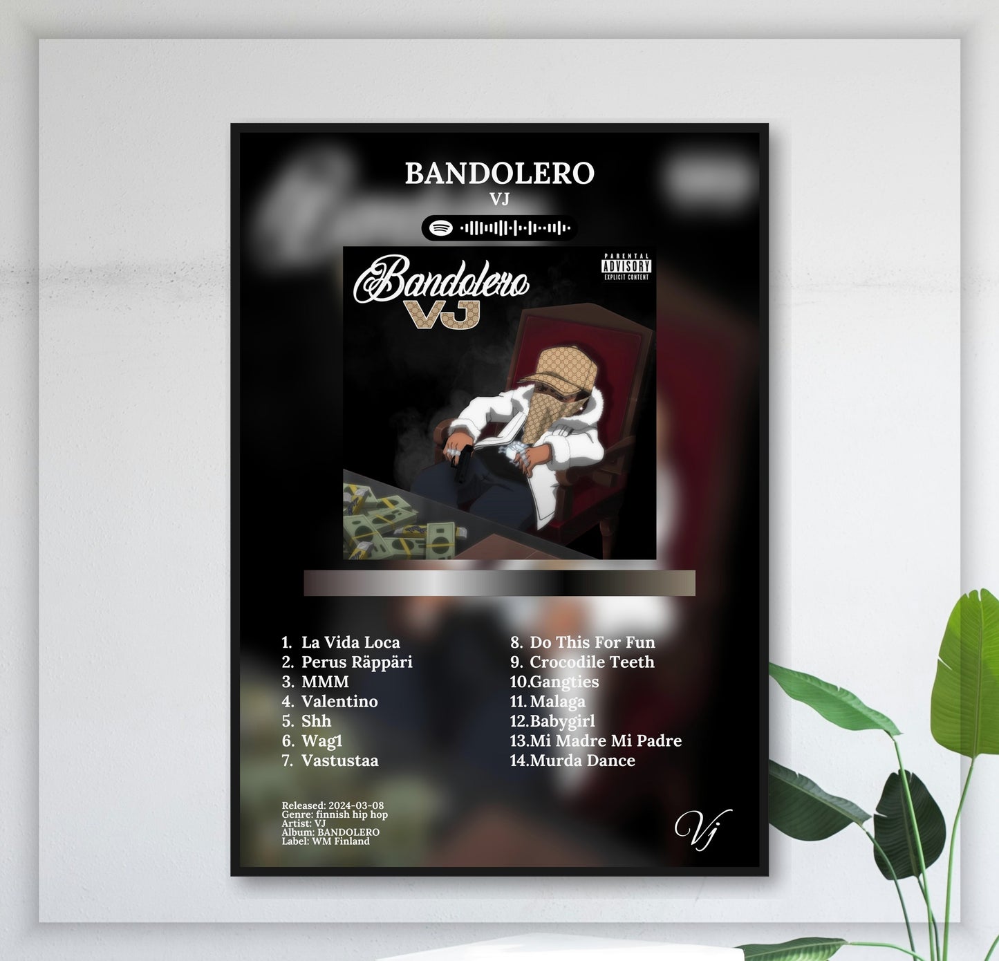 Bandolero - Wall Mockup