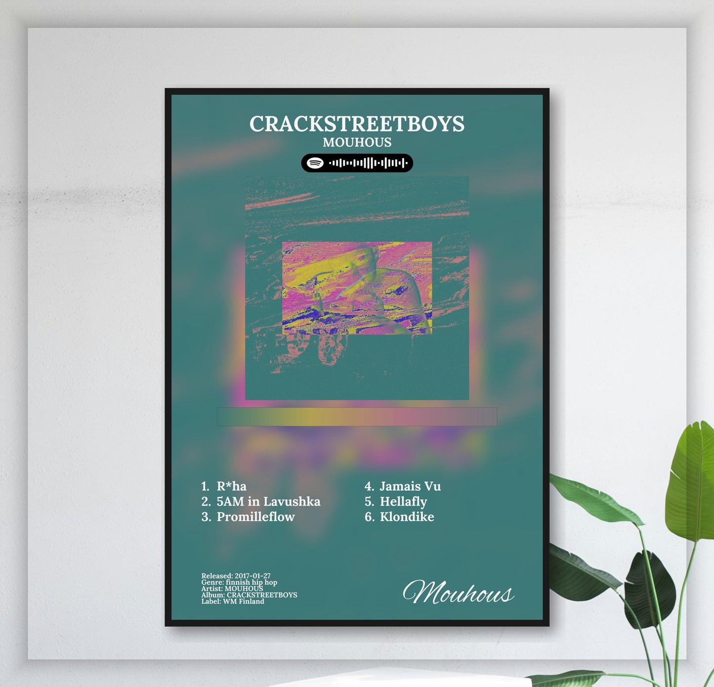 Crackstreetboys - Wall Mockup