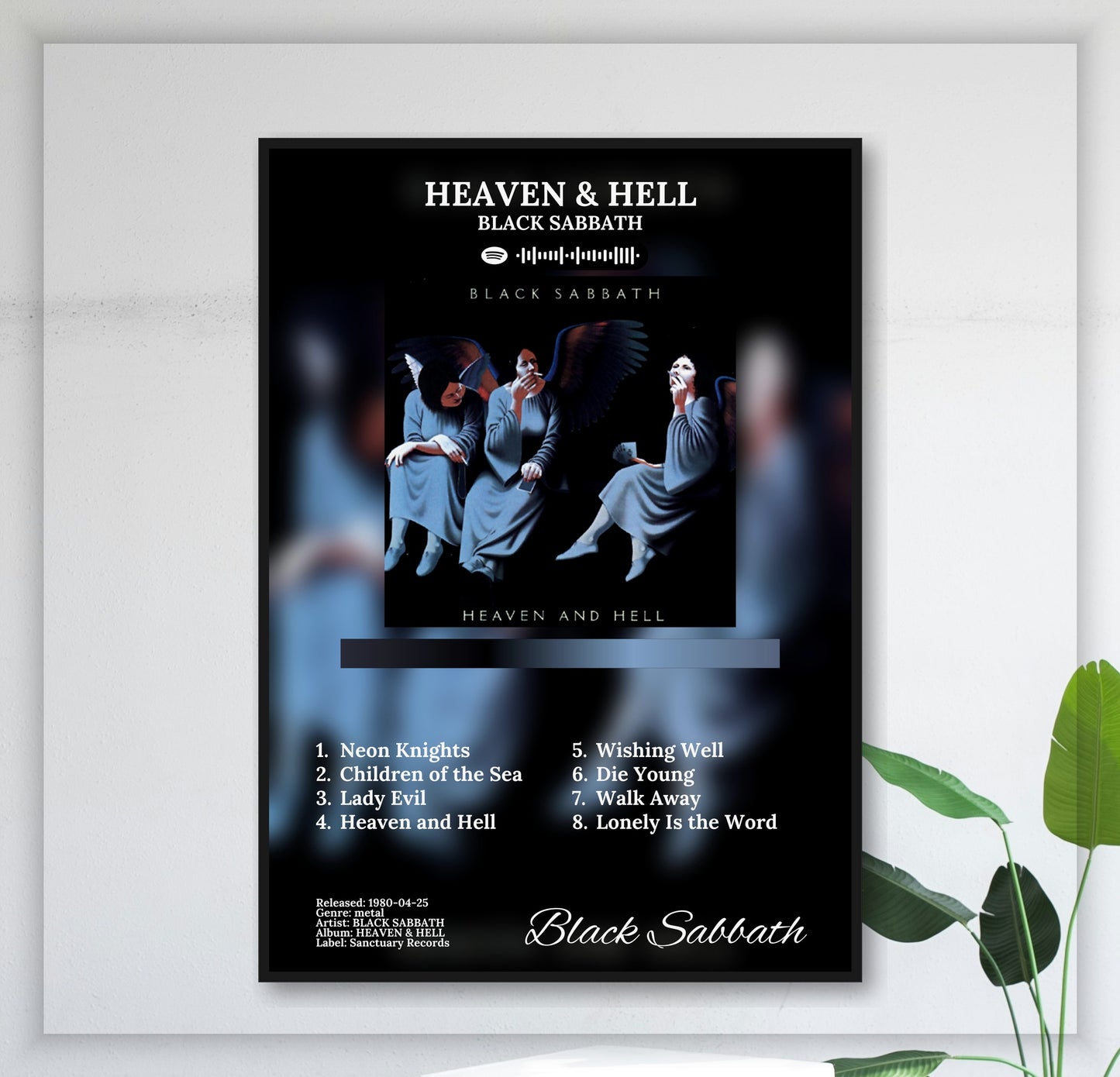 Heaven & Hell - Wall Mockup