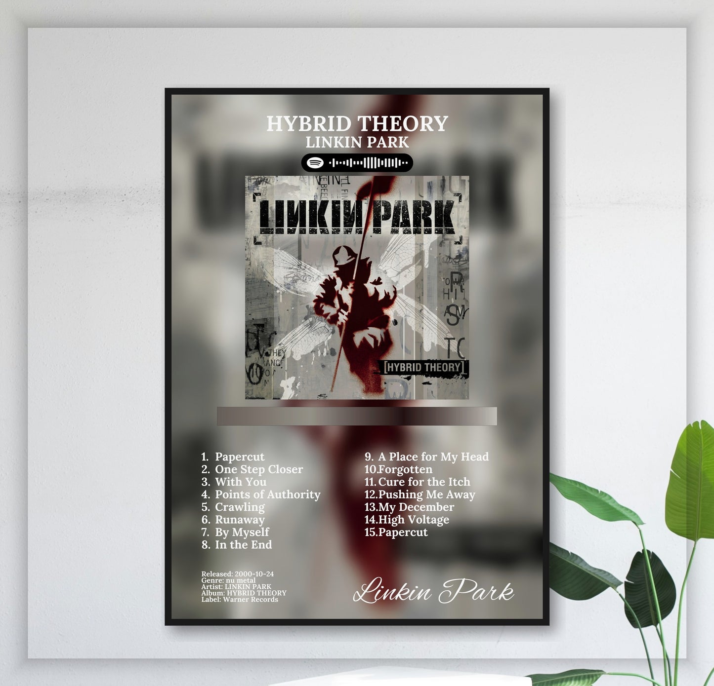 Hybrid Theory - Wall Mockup