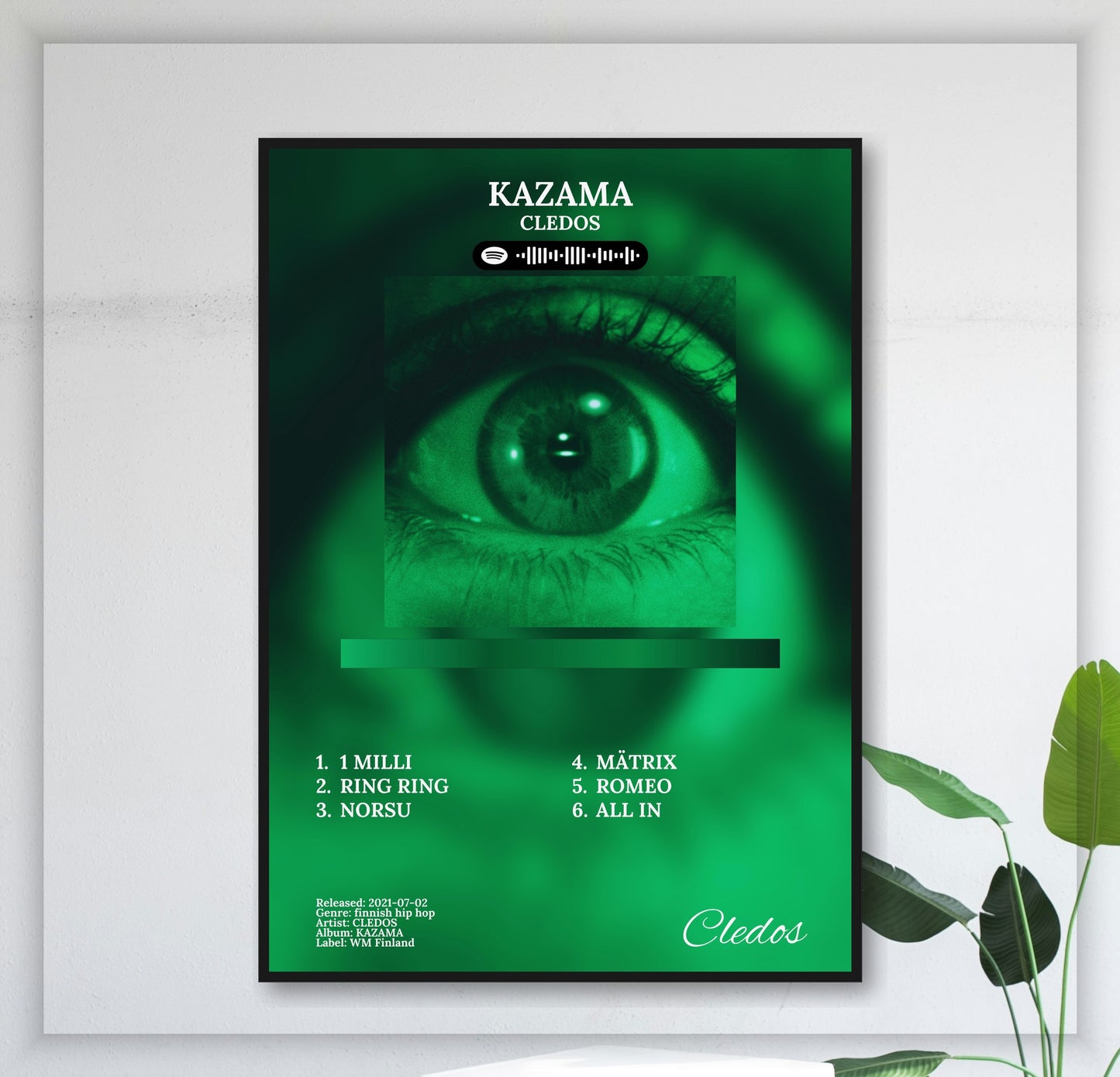 Kazama - Wall Mockup