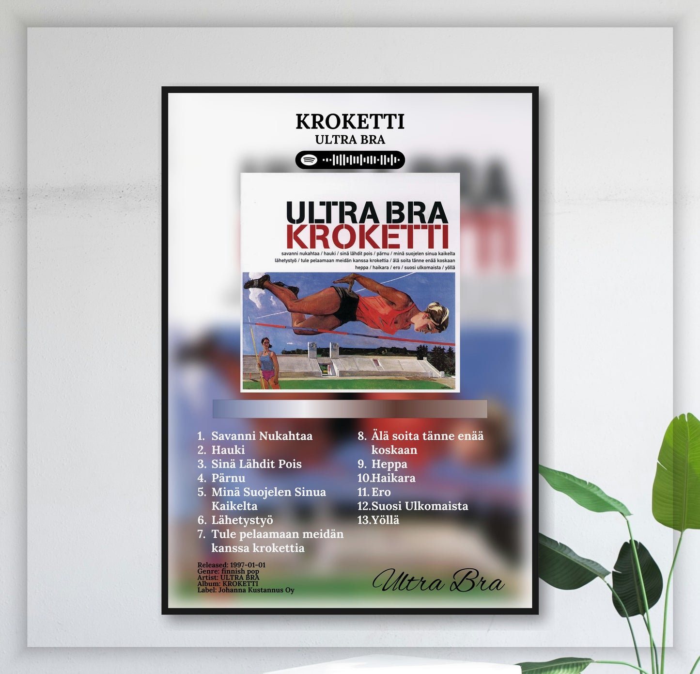 Kroketti - Wall Mockup