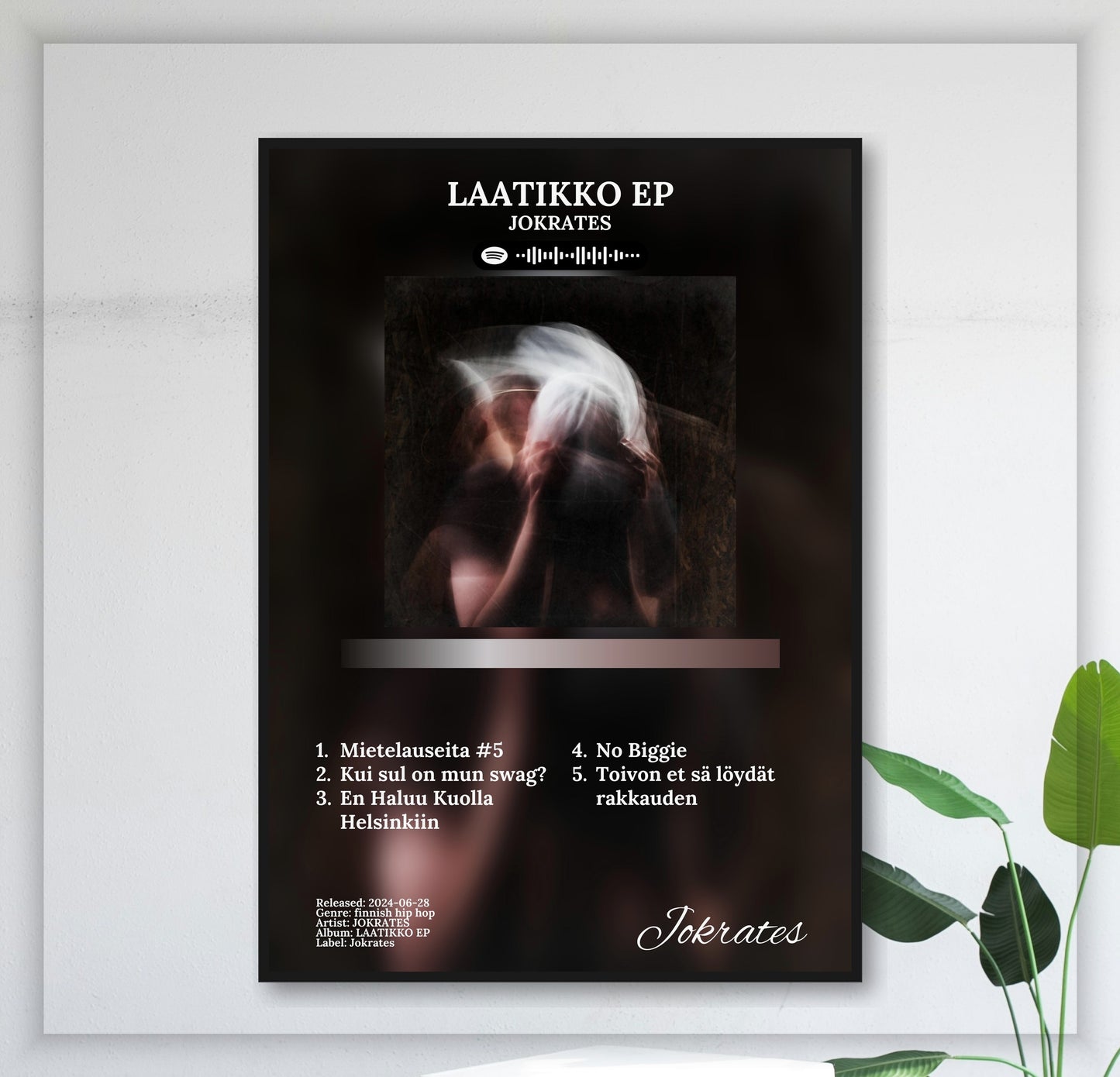 Laatikko Ep - Wall Mockup