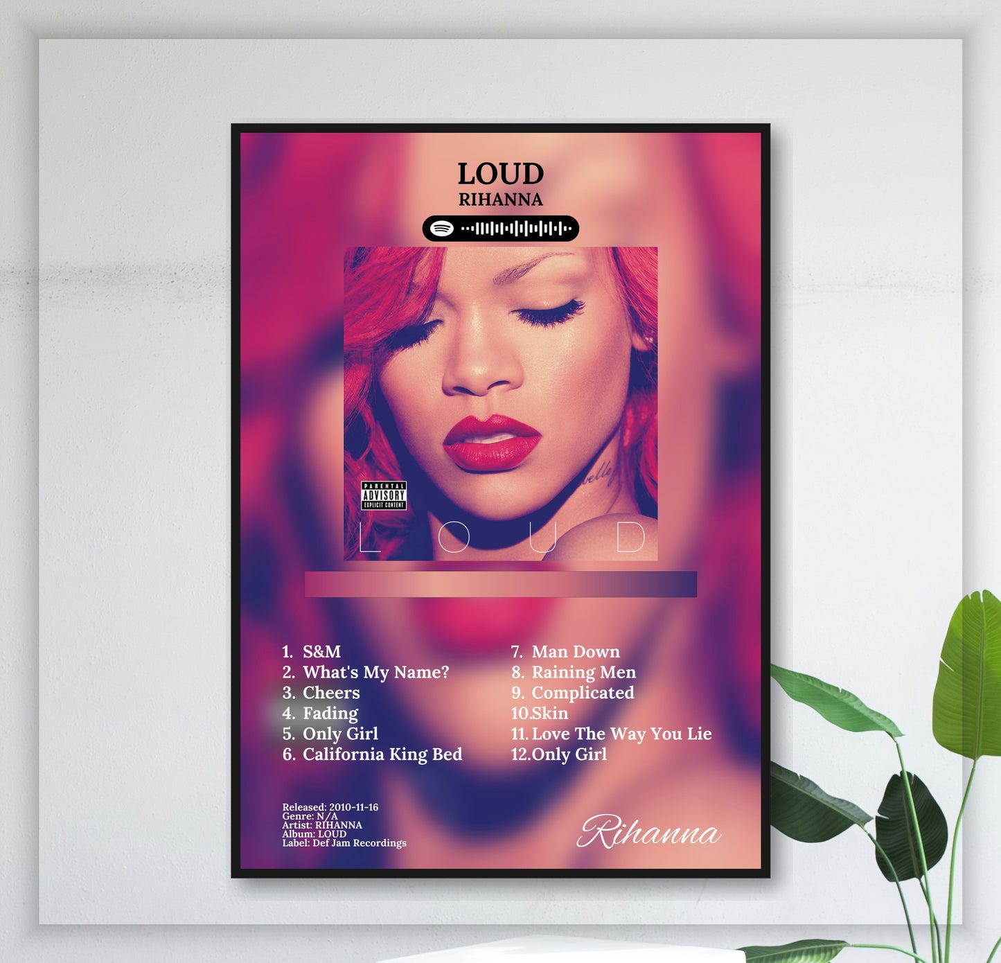 Loud - Wall Mockup