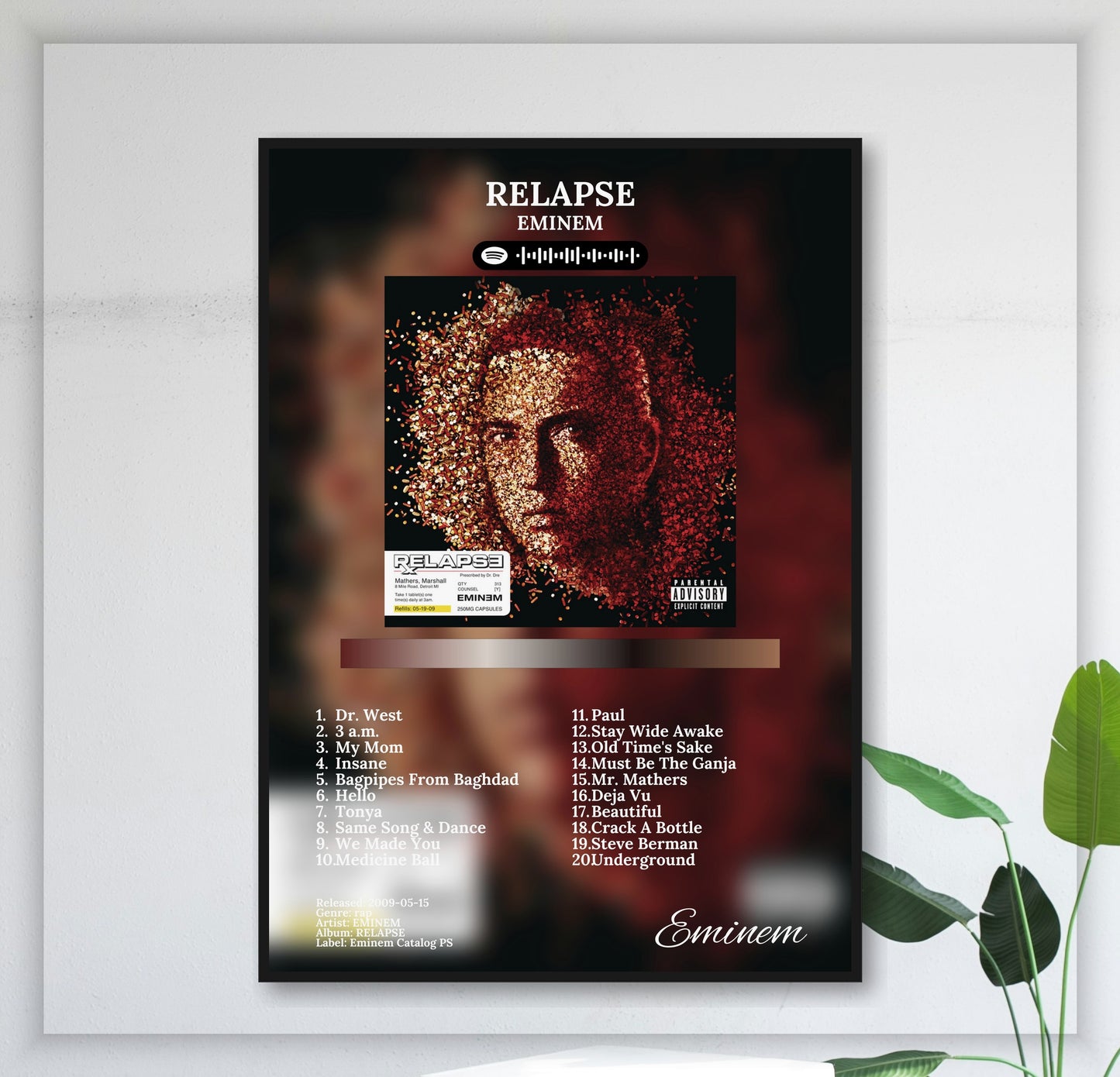 Relapse - Wall Mockup