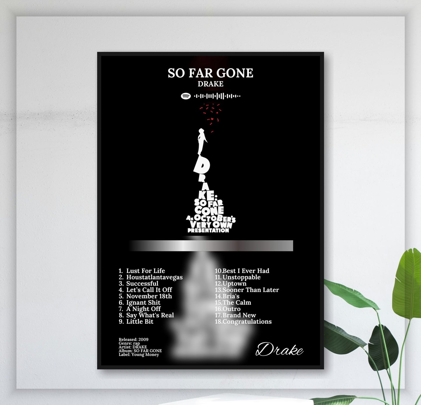 So Far Gone - Wall Mockup
