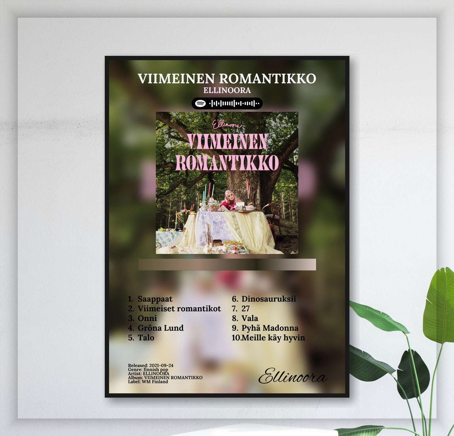 Viimeinen Romantikko - Wall Mockup
