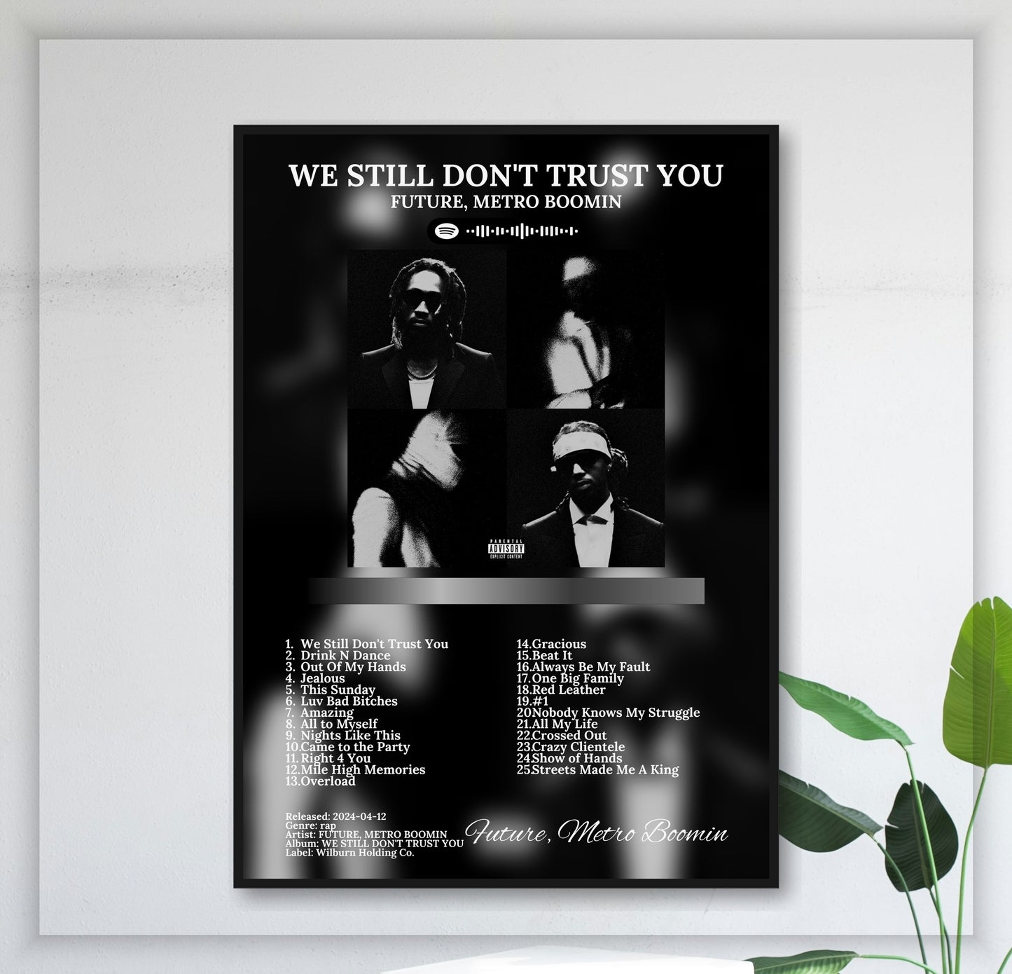 We Still Don'T Trust You - Wall Mockup