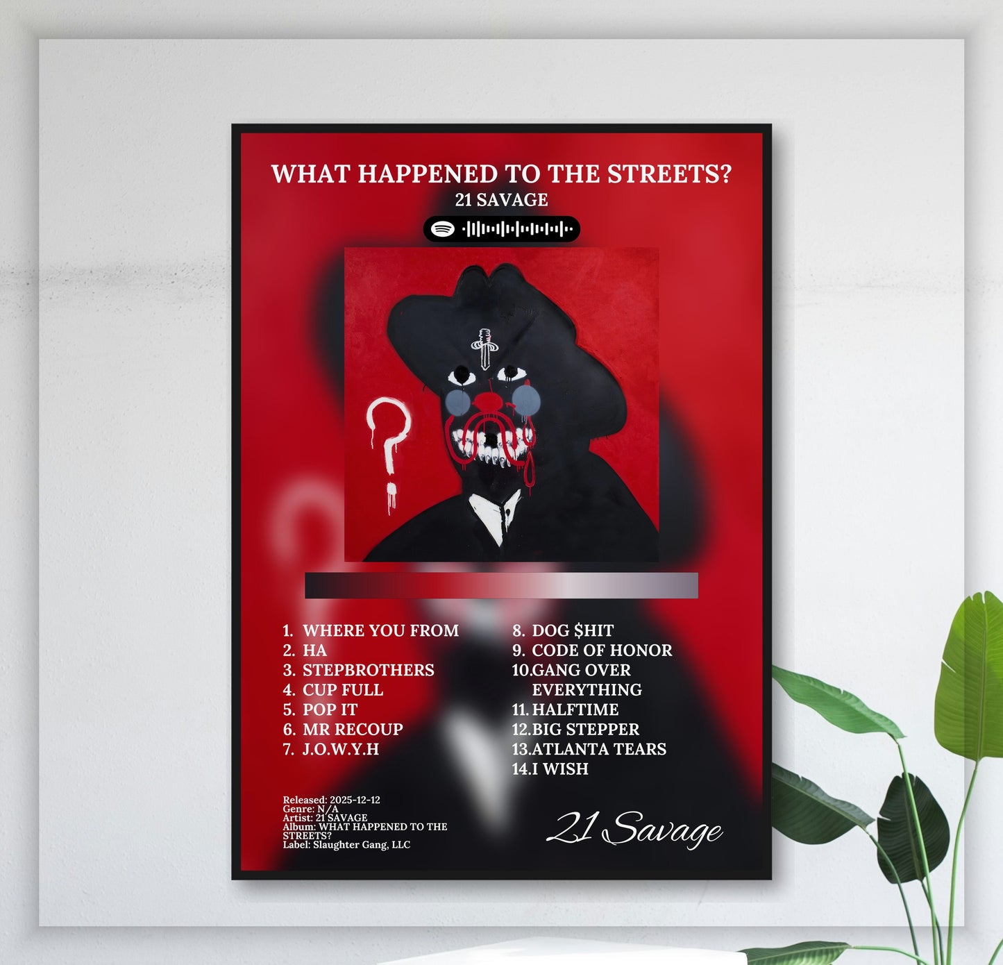 What Happened To The Streets? - Wall Mockup