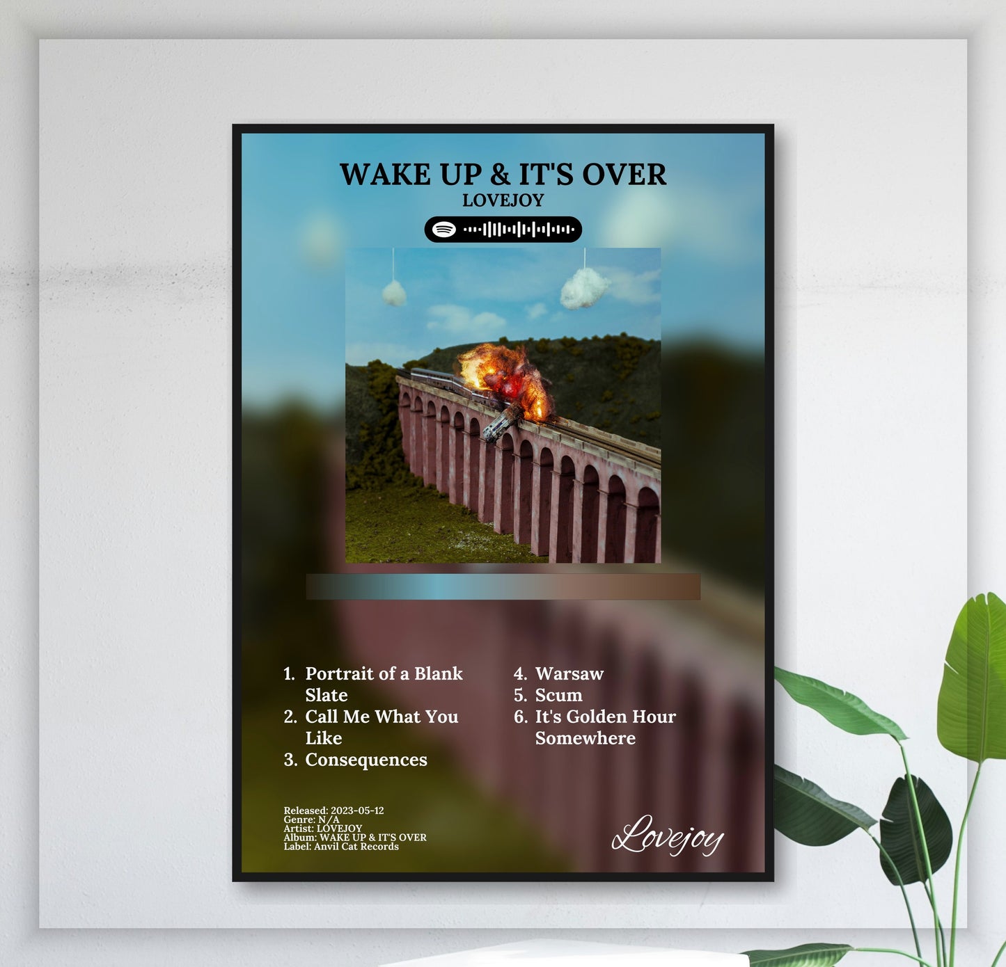 Wake Up & It'S Over - Wall Mockup