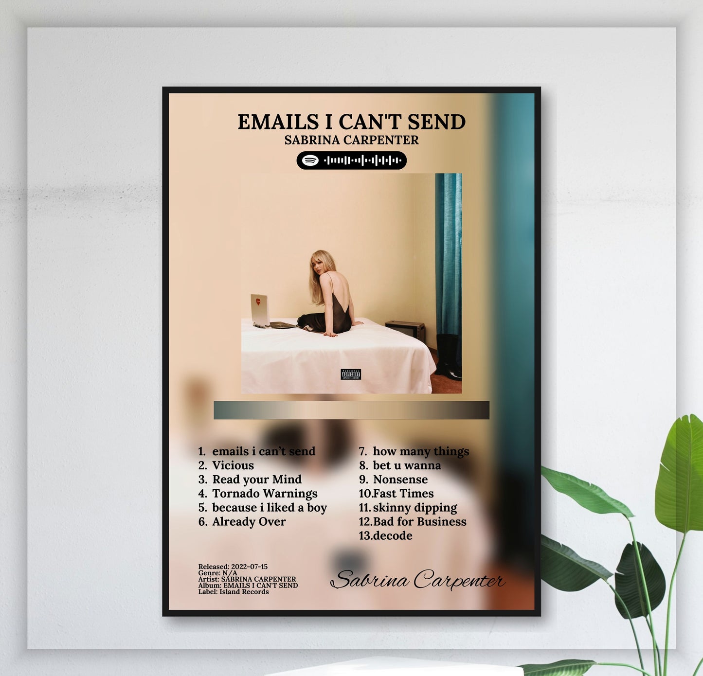 Emails I Can'T Send - Wall Mockup