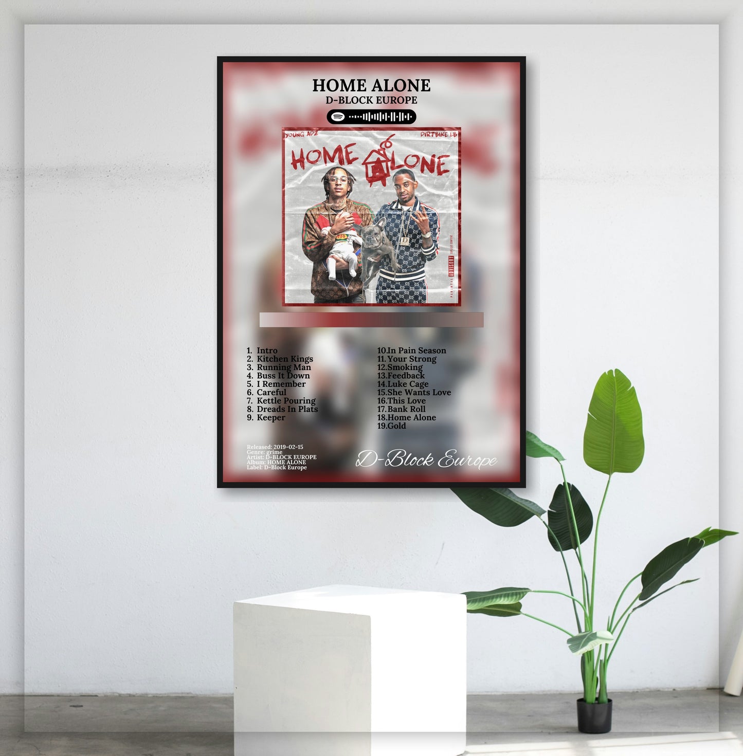 Home Alone (Azi'S Version) - Wall Mockup