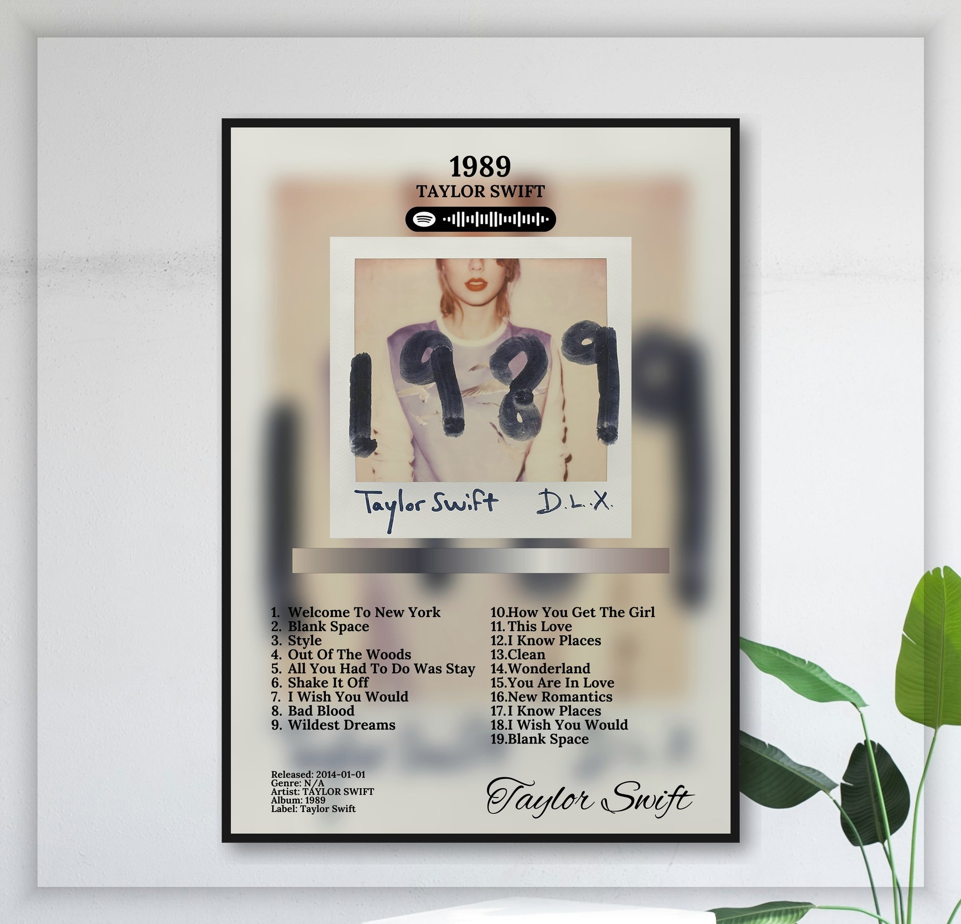 1989 - Wall Mockup