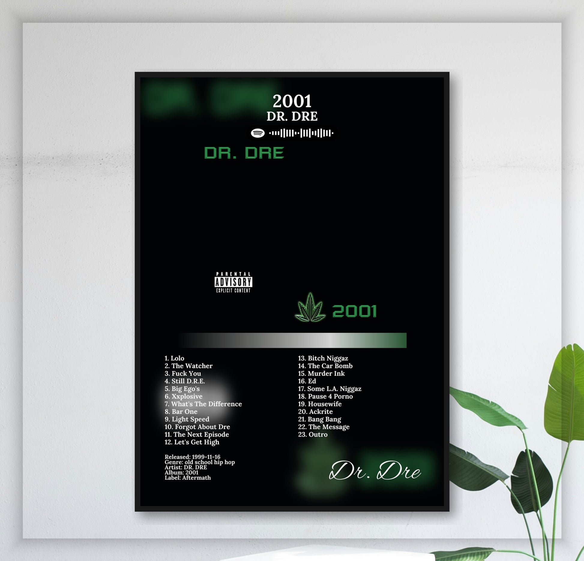 2001 - Wall Mockup