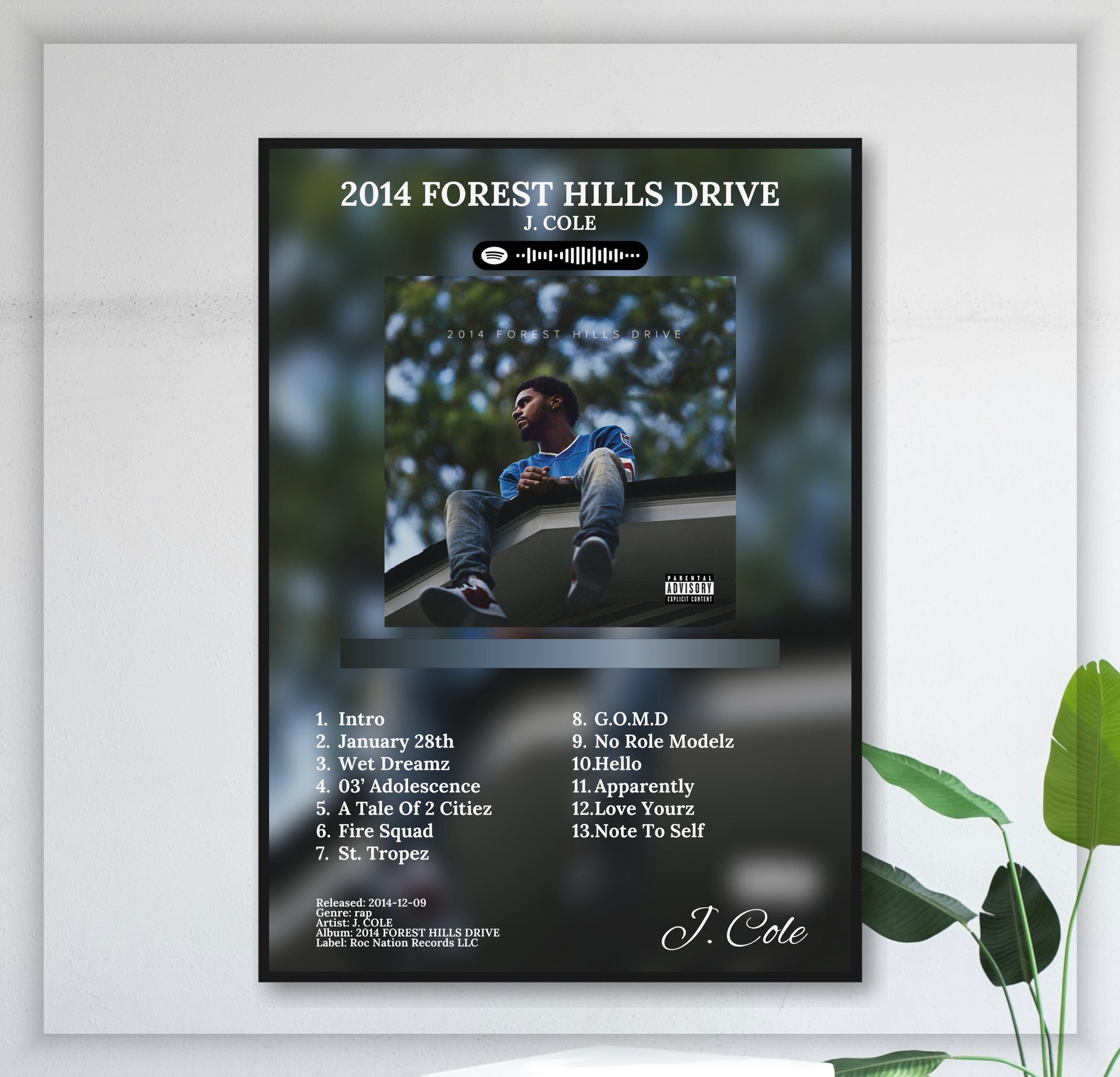 2014 Forest Hills Drive - Wall Mockup