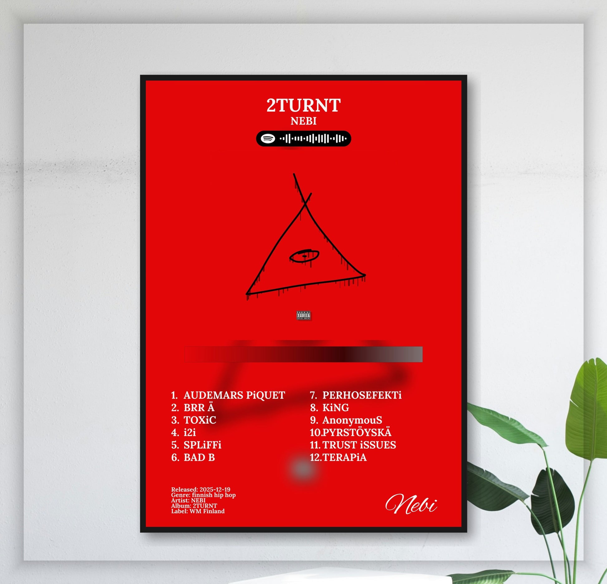 2Turnt - Wall Mockup