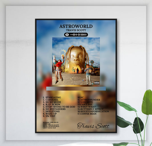 Astroworld - Wall Mockup