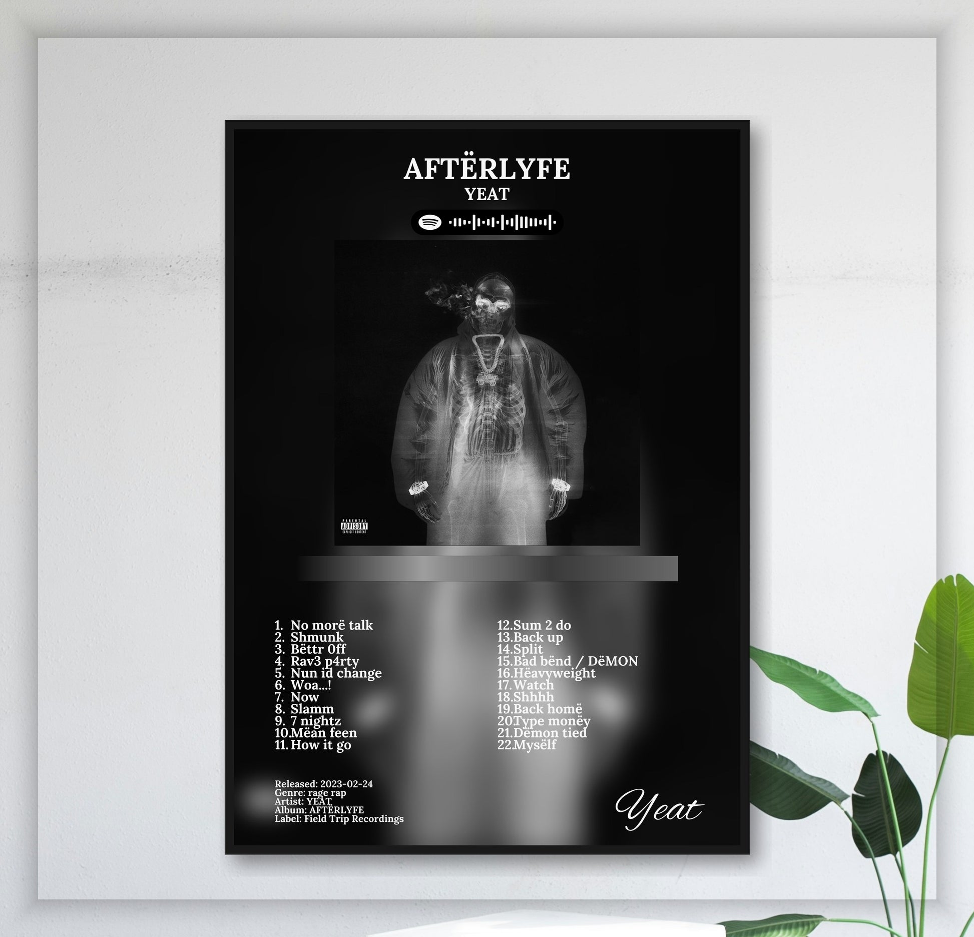 Lyfe - Wall Mockup