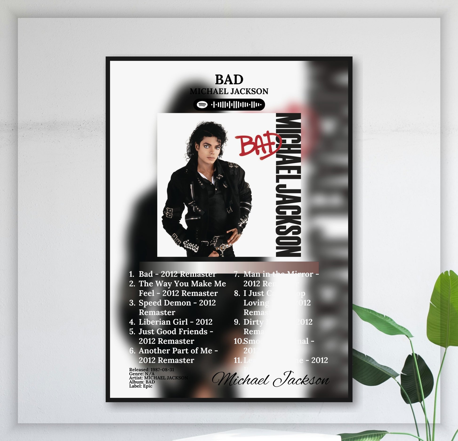 Bad - Wall Mockup