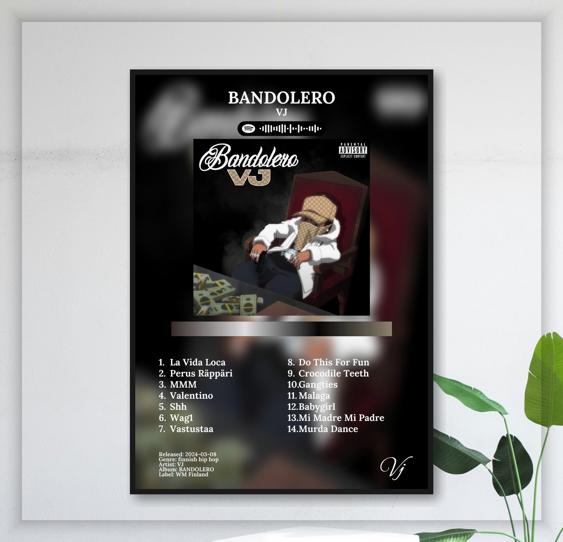 Bandolero - Wall Mockup
