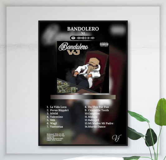 Bandolero - Wall Mockup