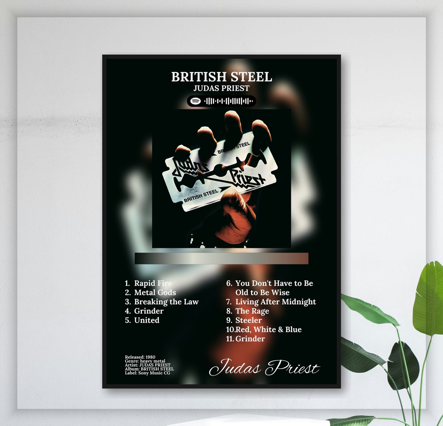 British Steel - Wall Mockup