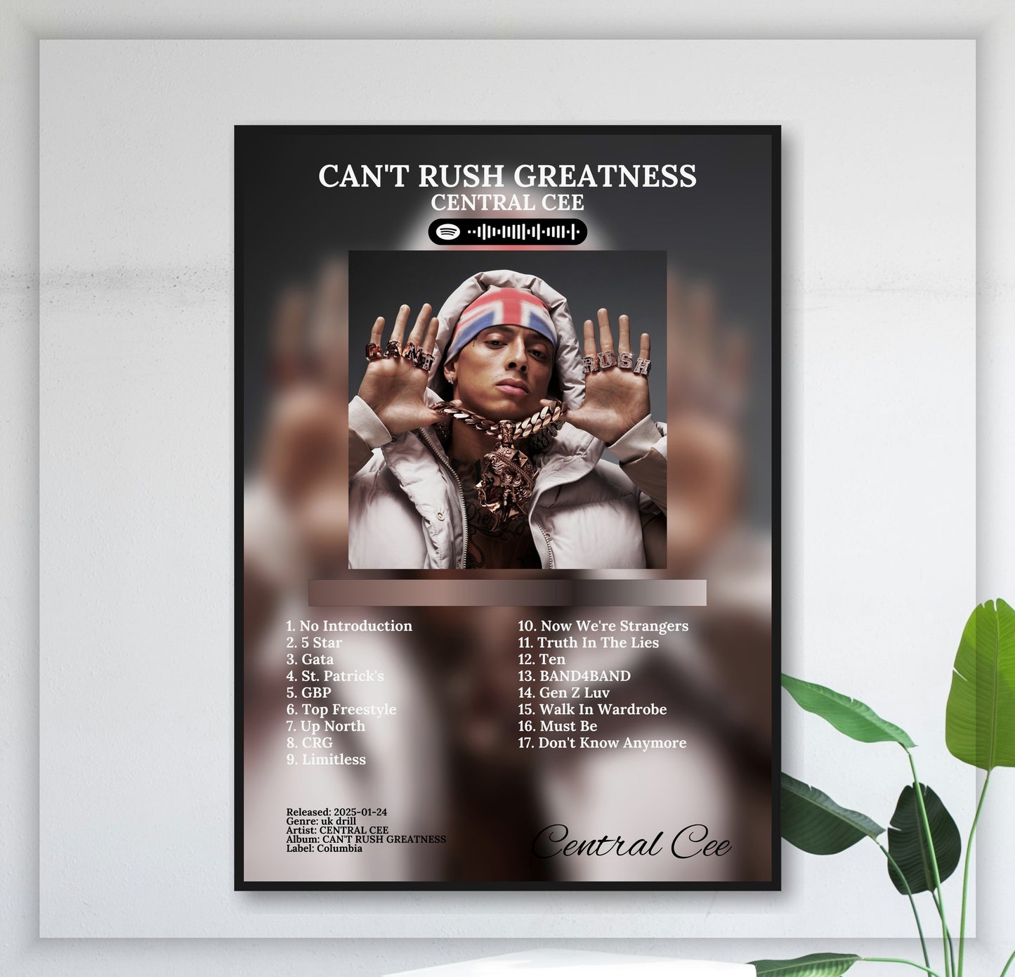 Can'T Rush Greatness - Wall Mockup
