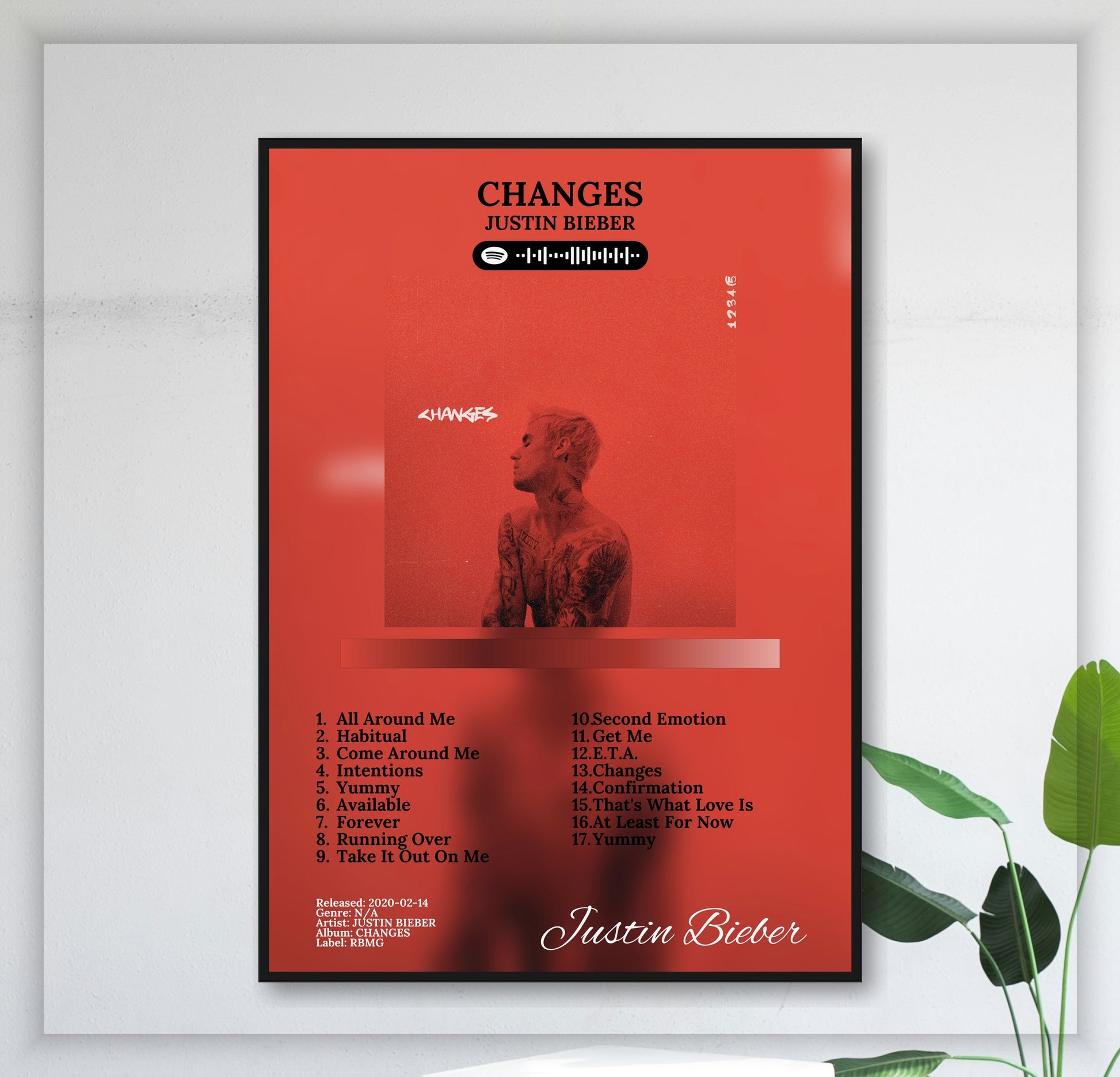 Changes - Wall Mockup