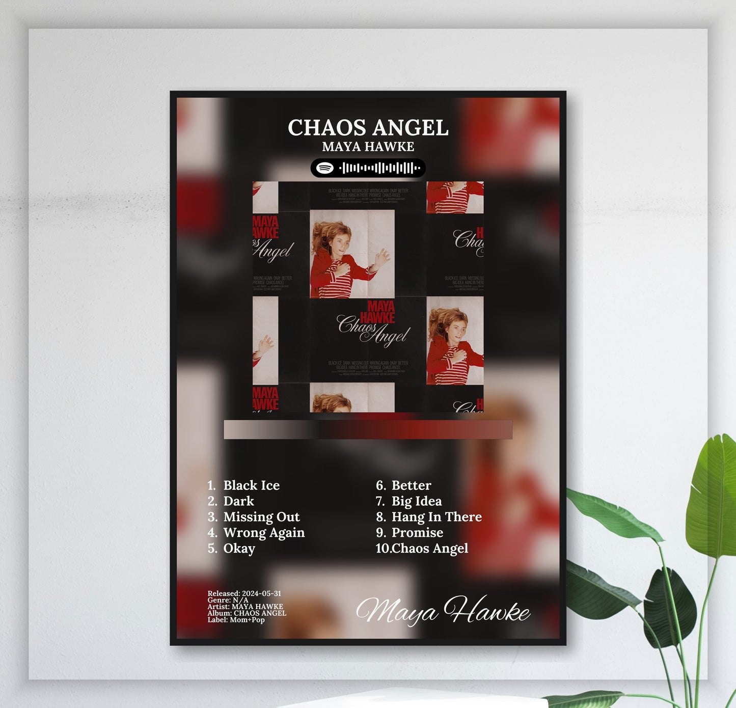 Chaos Angel - Wall Mockup