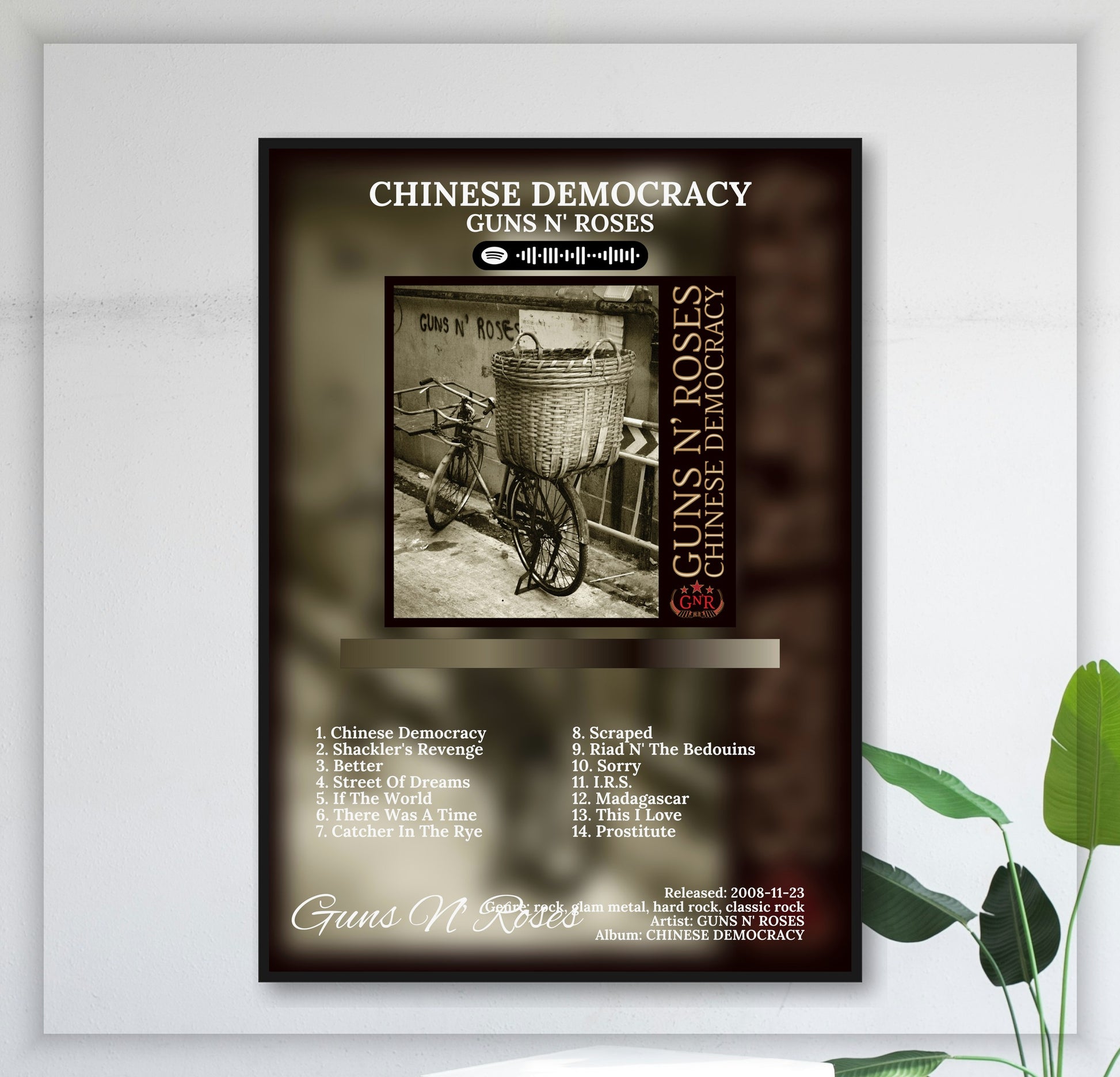 Chinese Democracy - Wall Mockup