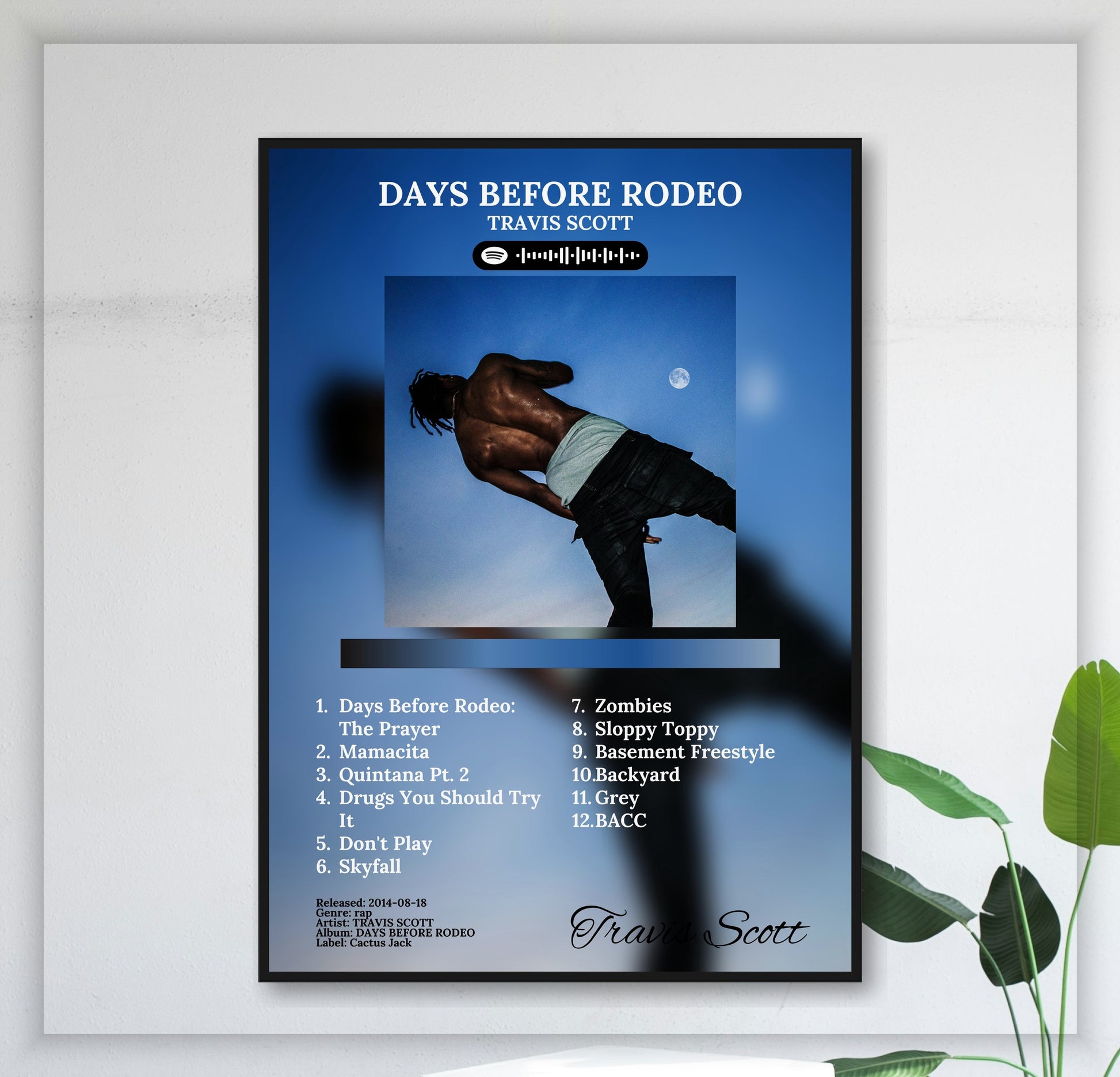 Days Before Rodeo - Wall Mockup