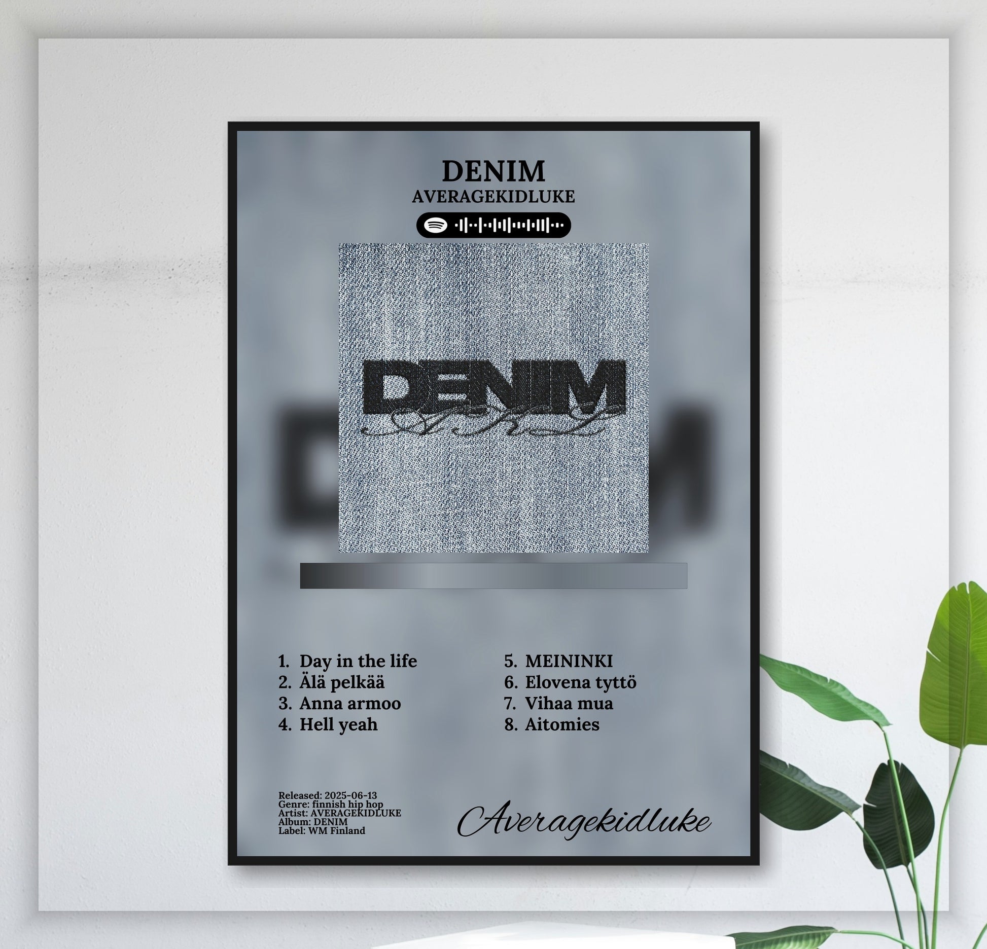 Denim - Wall Mockup