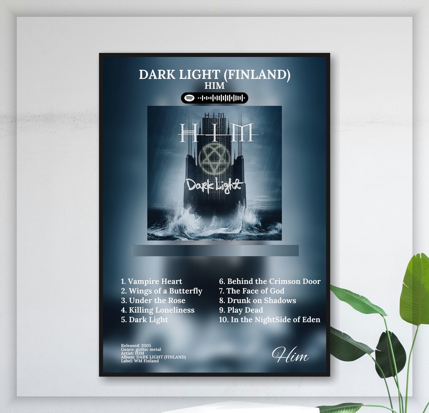 Dark Light - Wall Mockup