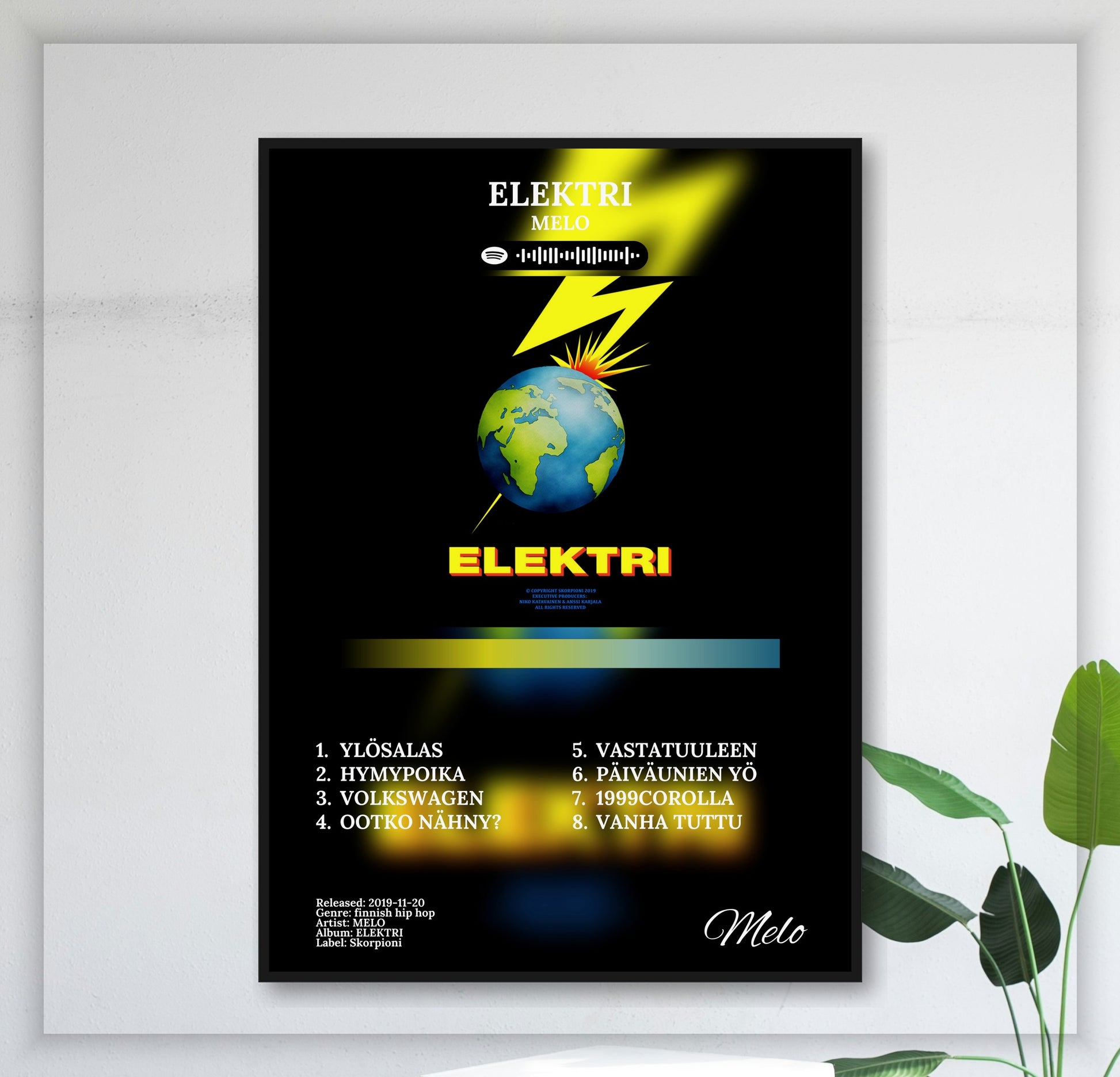 Elektri - Wall Mockup