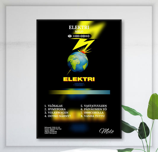 Elektri - Wall Mockup