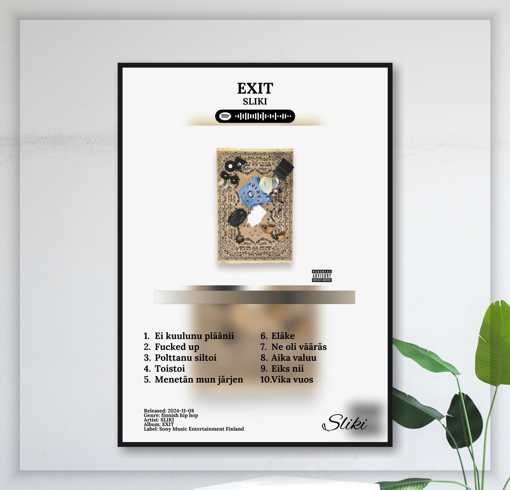 Exit - Wall Mockup