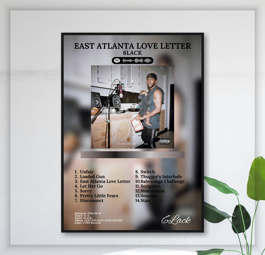 East Atlanta Love Letter - Wall Mockup