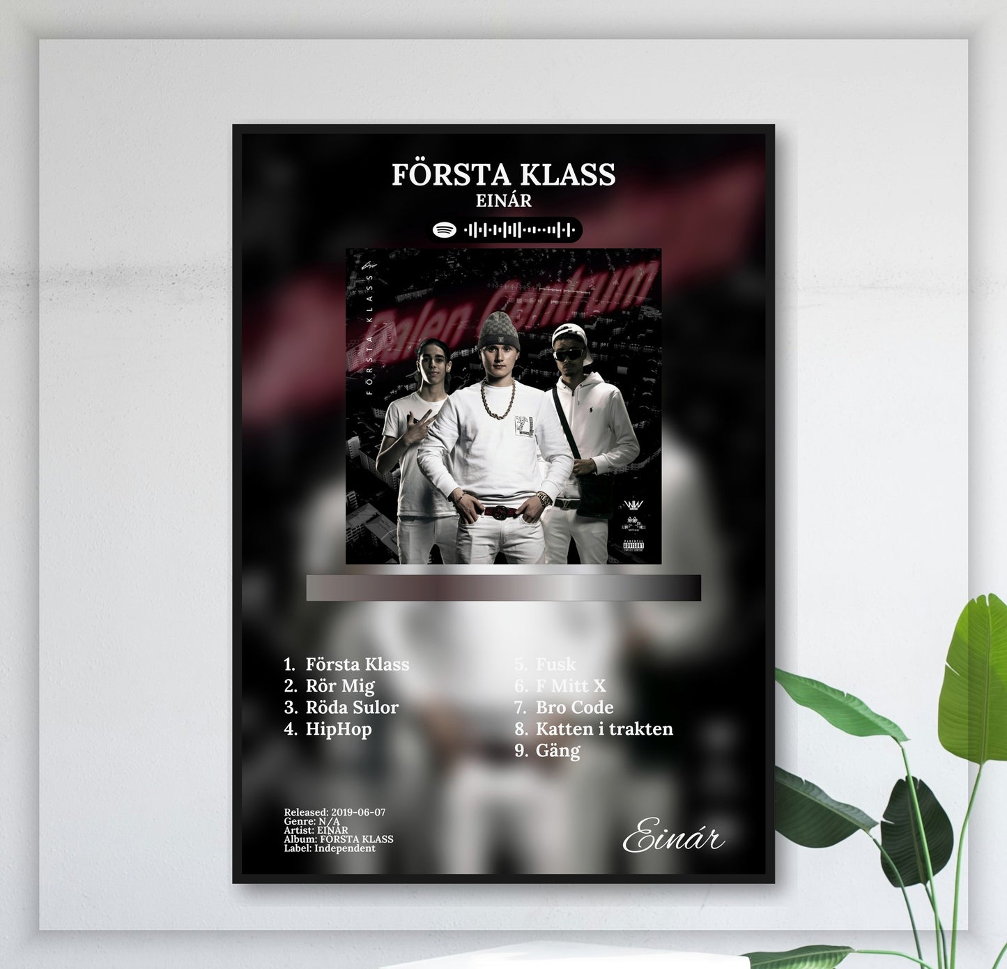Första Klass - Wall Mockup