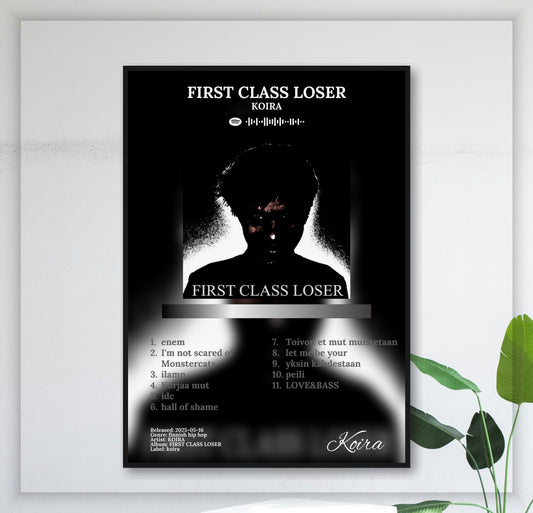 First Class Loser - Wall Mockup