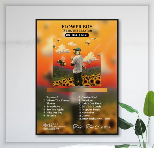 Flower Boy - Wall Mockup