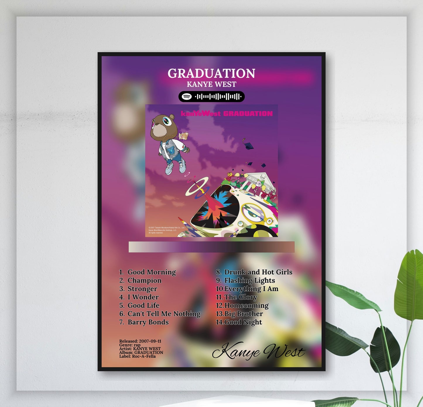 Graduation - Wall Mockup