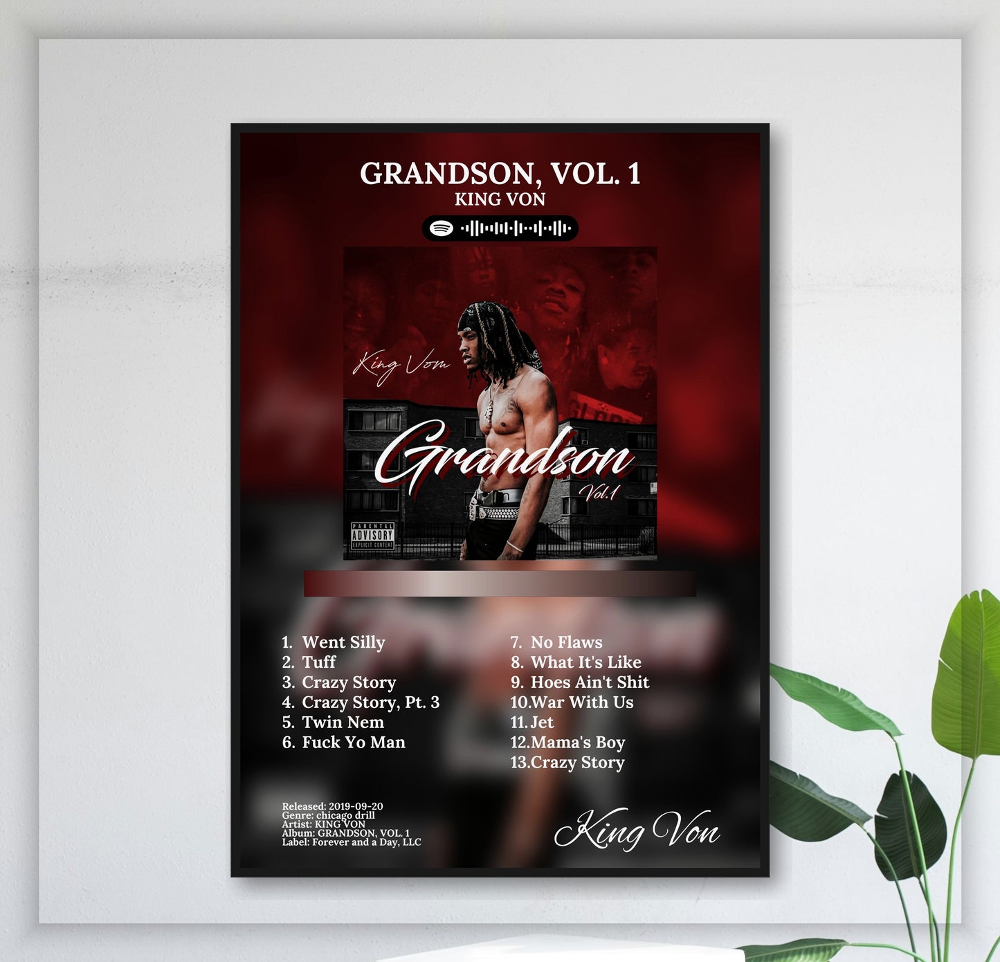 Grandson Vol. 1 - Wall Mockup