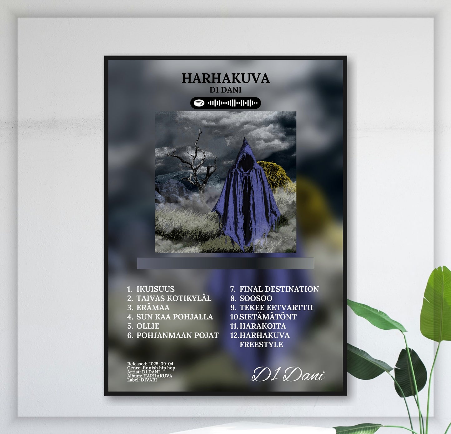 Harhakuva - Wall Mockup