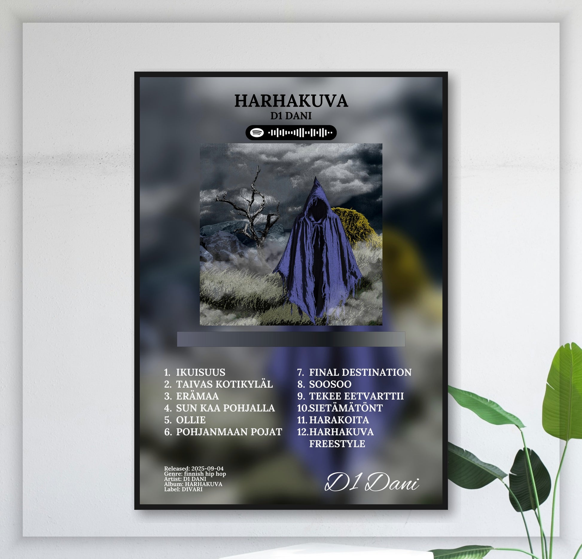 Harhakuva - Wall Mockup