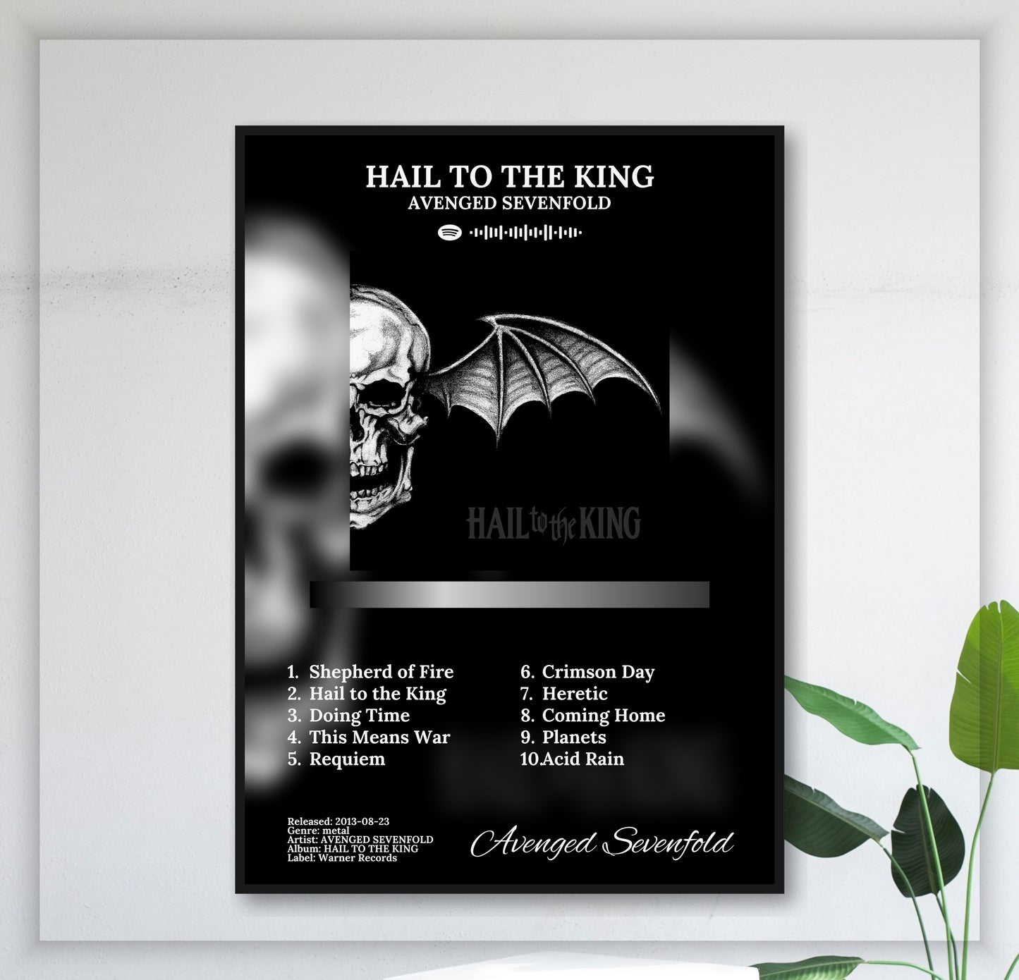 Hail To The King - Wall Mockup